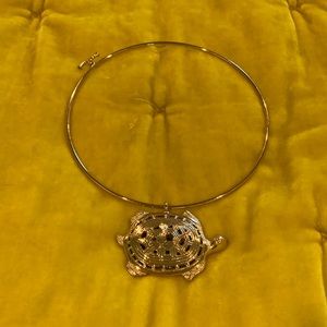 Lily Pulitzer gold turtle necklace!